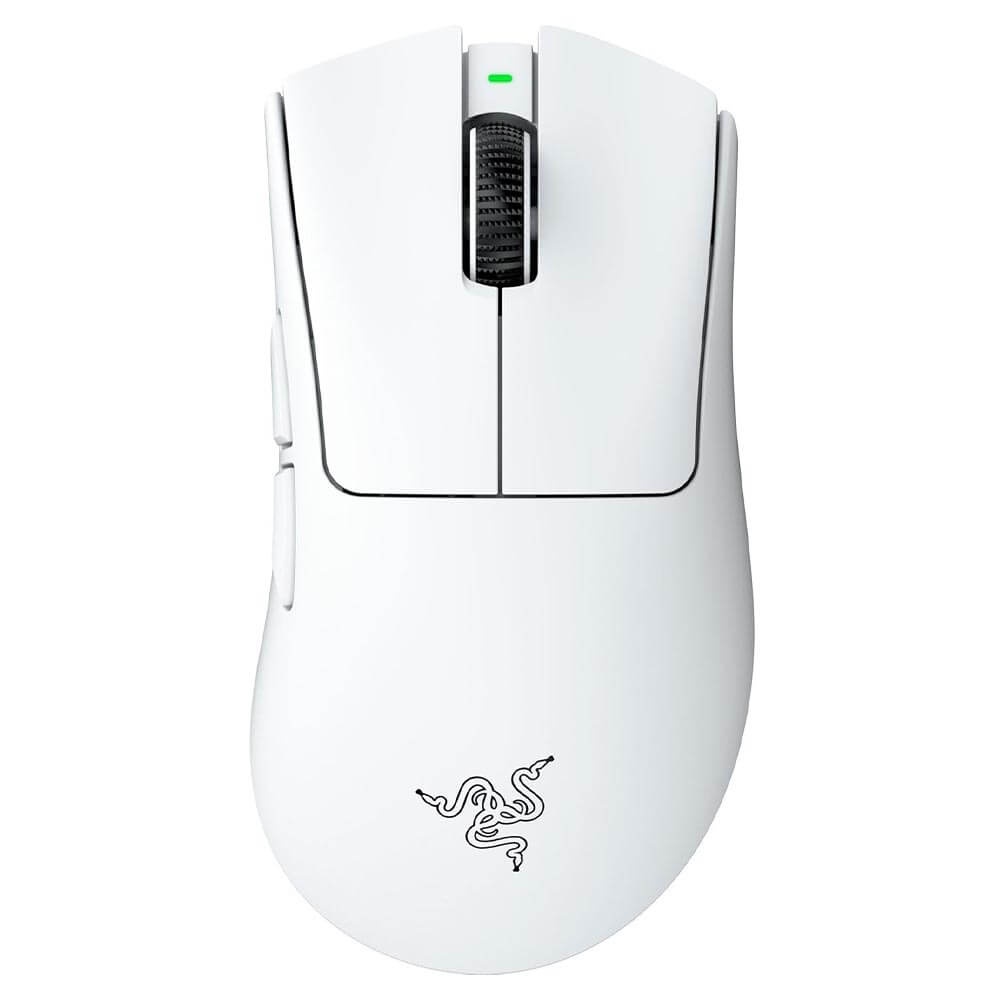 Razer DeathAdder V4 Pro White Razer DeathAdder V4 Pro - Ultra-lightweight Wireless Ergonomic Esports Mouse - Ảnh 3