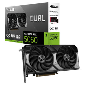 ASUS Dual GeForce RTX™ 5060 OC Edition - 8GB GDDR7