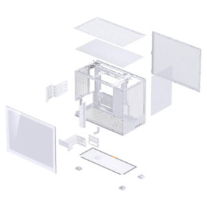 Jonsbo D32 PRO White - Micro-ATX Case