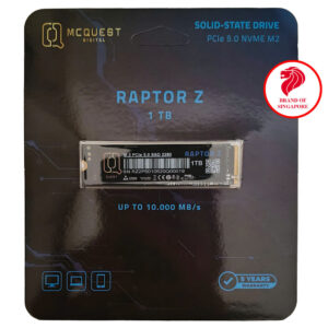MCQuest RAPTOR Z 1TB - NVMe PCIe Gen 5x4 SSD