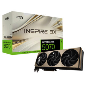 MSI GeForce RTX™ 5070 12G INSPIRE 3X OC - 12GB GDDR7