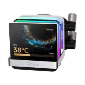 Ocypus Sigma L36 PRO White - 360mm ARGB AIO Liquid Cooler with 3.5" IPS