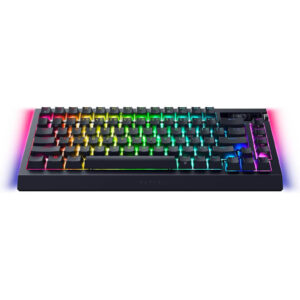 Razer BlackWidow V4 Pro 75% - Black - Orange Switch - Hot-swappable Mechanical Wireless Gaming Keyboard