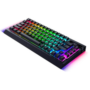 Razer BlackWidow V4 Pro 75% - Black - Orange Switch - Hot-swappable Mechanical Wireless Gaming Keyboard