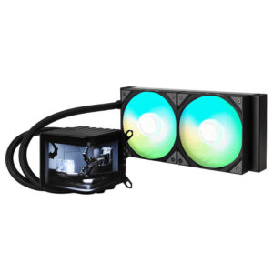TRYX PANORAMA ARGB 240 Black - 240mm L-shaped AMOLED Screen Liquid Cooler