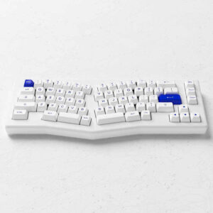 AKKO ACR Pro Alice Plus (Spray Painted White / RGB / Hotswap / AKKO CS Crystal / Gasket Mount)