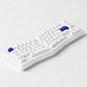 AKKO ACR Pro Alice Plus (Spray Painted White / RGB / Hotswap / AKKO CS Crystal / Gasket Mount)