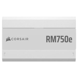 Corsair RM750e White - ATX 3.1 & PCIe 5.1 - 750W 80 Plus Gold - Fully Modular Low-Noise ATX Power Supply