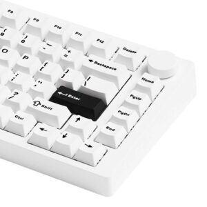 MonsGeek M1 V5 Black on White (Mirror Switches – Multi mode) - Gaming Mechanical Keyboard