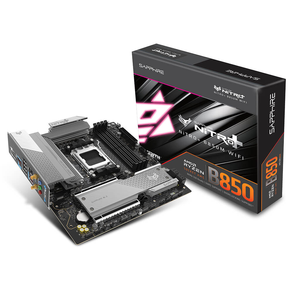SAPPHIRE NITRO B850M WIFI H1 SAPPHIRE NITRO+ B850M WIFI - Socket AM5