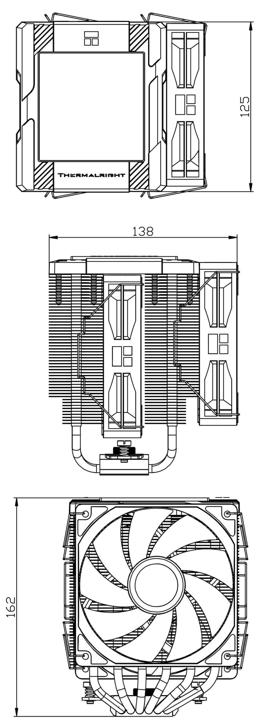 Thermalright Peerless Assassin 120 Digital ARGB WHITE - CPU Air Cooler