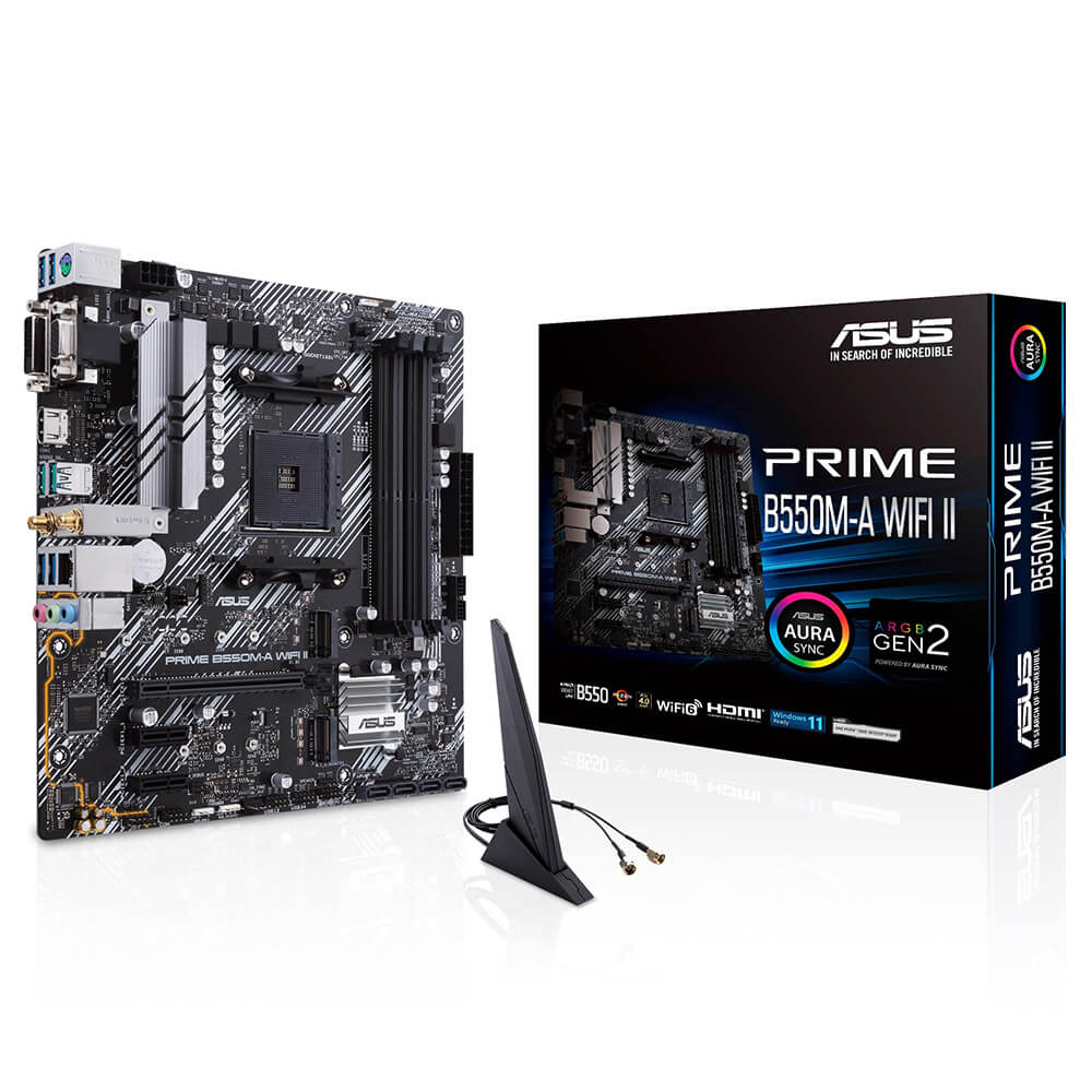 ASUS PRIME B550M A WIFI II H1 Asus PRIME B550M-A WIFI II - SOCKET AM4