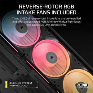 Corsair FRAME 4500X LX-R RGB iCUE LINK Black - Panoramic Glass Mid-Tower PC Case