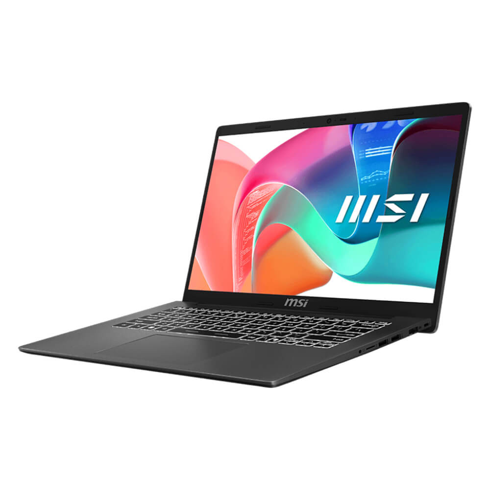 MSI Modern 14 F13M H2 MSI Modern 14 F13MG 466VN(16GB) - Intel Core I5-1334U | Iris Xe Graphics | DDR4 8GB x 2 | 512GB Gen 4 | 14.0" FHD 60Hz | Win 11 Home | 2Y | Urban Silver - Ảnh 2
