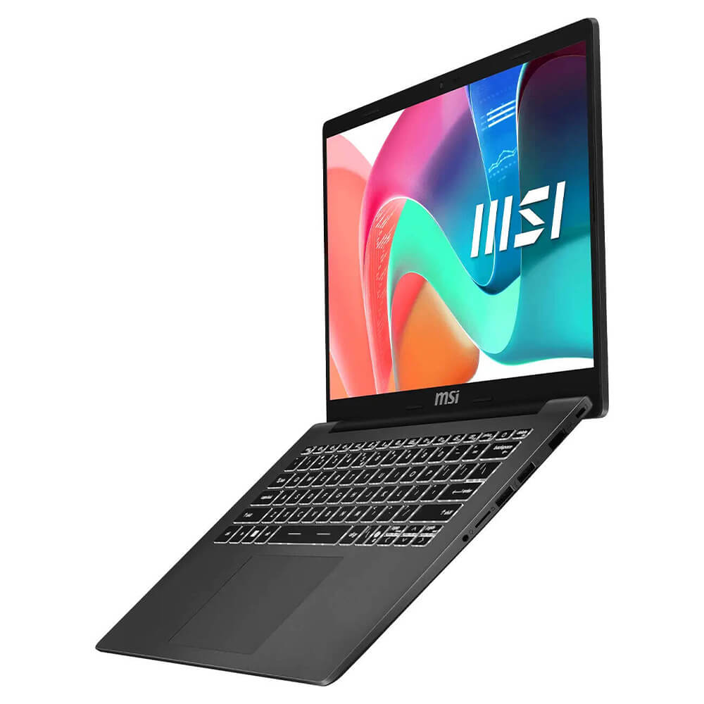 MSI Modern 14 F13M H3 MSI Modern 14 F13MG 466VN(16GB) - Intel Core I5-1334U | Iris Xe Graphics | DDR4 8GB x 2 | 512GB Gen 4 | 14.0" FHD 60Hz | Win 11 Home | 2Y | Urban Silver - Ảnh 3
