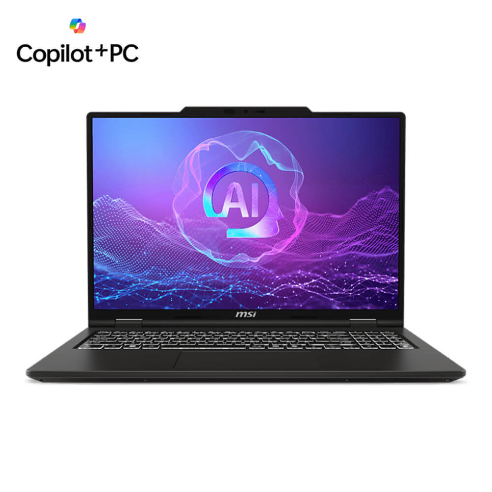 MSI Venture A16 AI A3HM H1 MSI Venture A16 AI+ A3HMG (017VN) - AMD Ryzen AI 7 350 | AMD Radeon Graphics | DDR5 8GB x 2 | 512GB Gen 4 | 16.0" 16:10 2K Oled | Win 11 Home | 2Y | Solid Gray