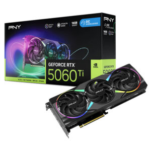 PNY GeForce RTX™ 5060 Ti 16GB EPIC-X RGB™ Overclocked Triple Fan - 16GB GDDR7