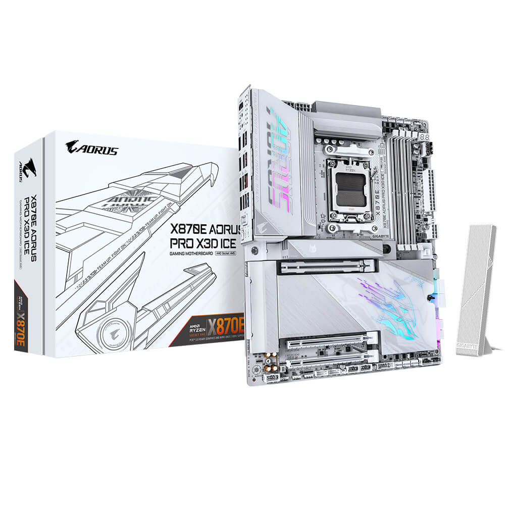 Gigabyte X870E AORUS PRO X3D ICE H1 Gigabyte X870E AORUS PRO X3D ICE - Socket AM5