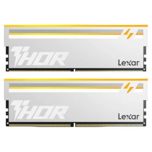 Lexar THOR RGB 2nd Gen DDR5 White - 32GB (2x16GB) DDR5 - Bus 6000MHz Cas 38 - LD5U16G60C38SV-RGD