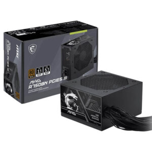 MSI MAG A750BN PCIE5 III – 80 Plus Bronze - ATX 3.1 Hard Line PSU - Support PCIe Gen 5.1 Graphics