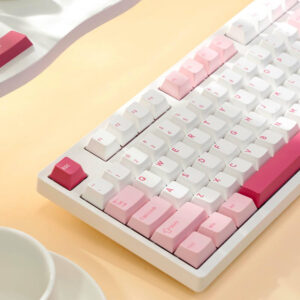 AKKO 3108 RF V3 Prunus Lannesiana Frost H3 AKKO 3108RF V3 Prunus Lannesiana (Dual-mode / AKKO Frost Pink Switch) - Gaming Keyboard