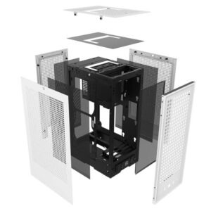 HYTE Revolt 3 White H4 HYTE Revolt 3 White - Premium ITX Small Form Factor Case