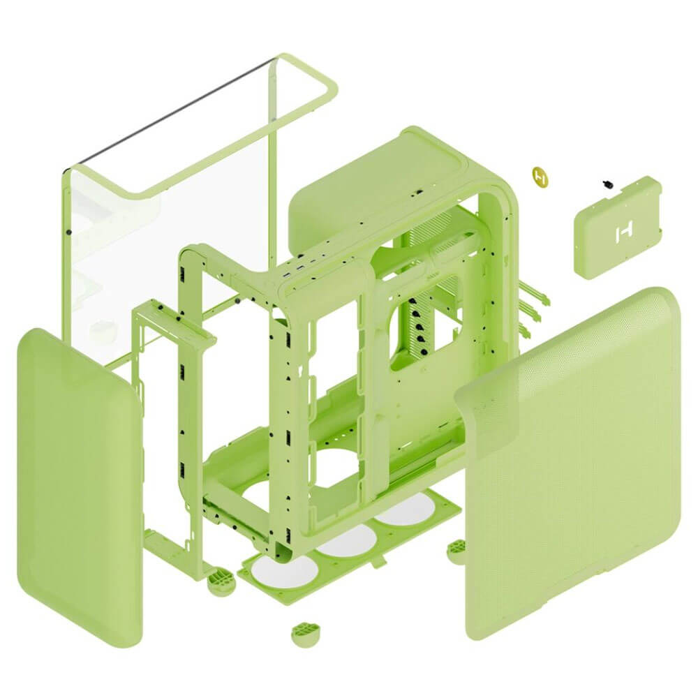 HYTE X50 MATCHA H8 HYTE X50 Matcha Milk - Modern Performance Case - Ảnh 8