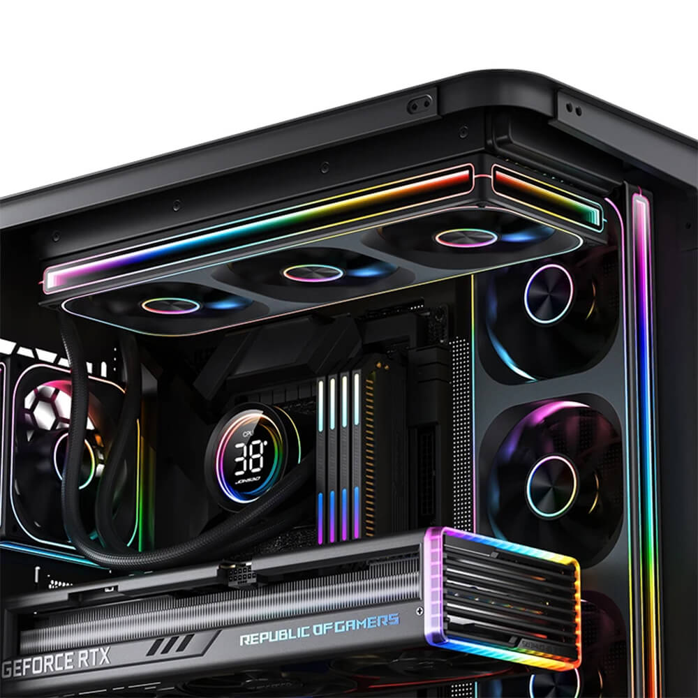 JONSBO ZA 120B BLACK H6 JONSBO ZA-120B/BR BLACK - ARGB Fan Case - Ảnh 6