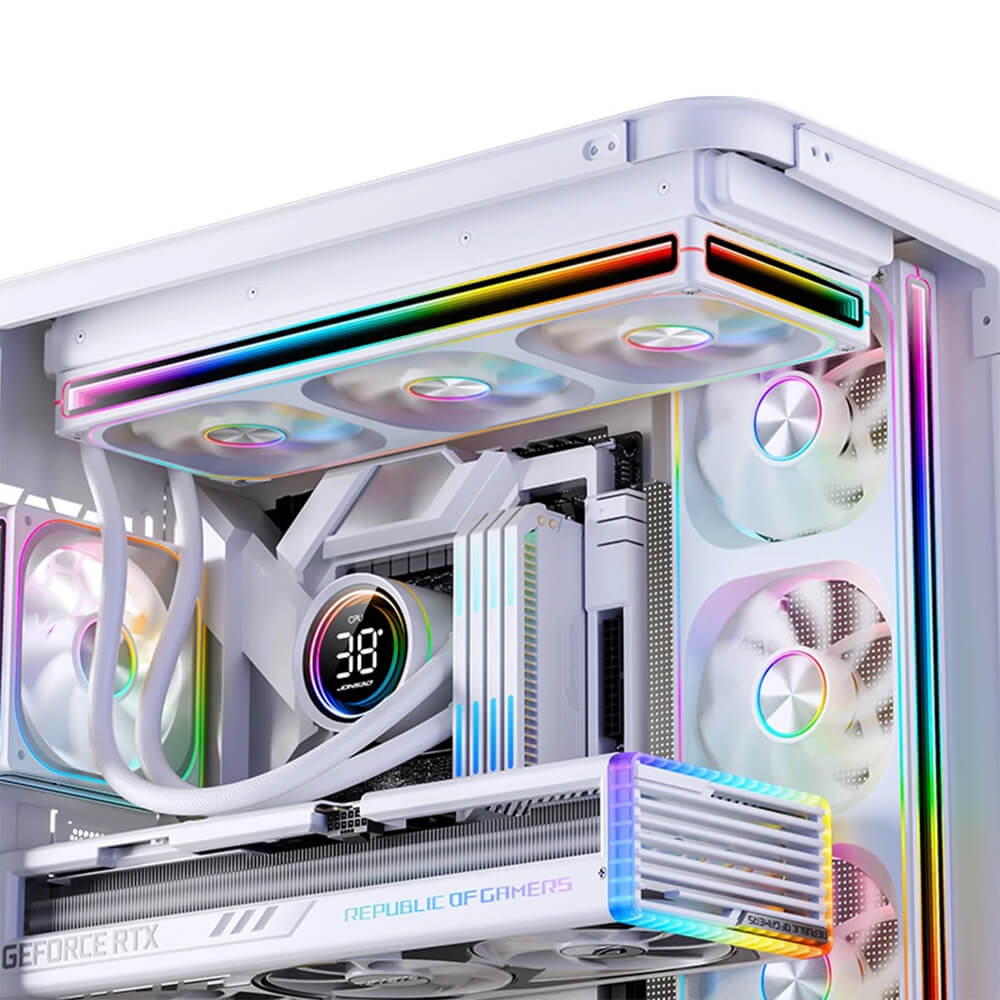 JONSBO ZA 120W White H6 JONSBO ZA-120W/WR WHITE - ARGB Fan Case - Ảnh 6