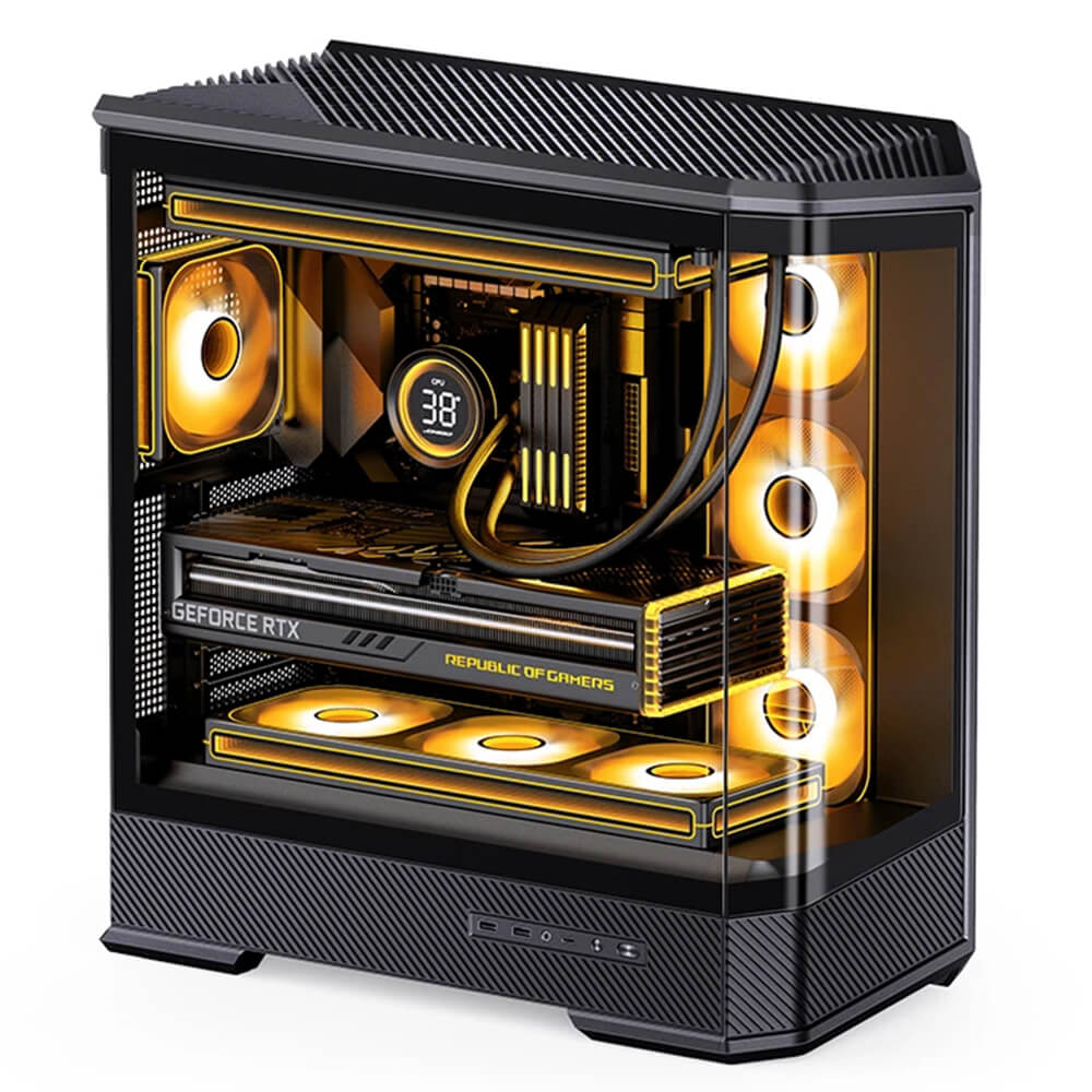 Jonsbo D400 Black H2 Jonsbo D400 Black - Mid-Tower Case - Ảnh 2