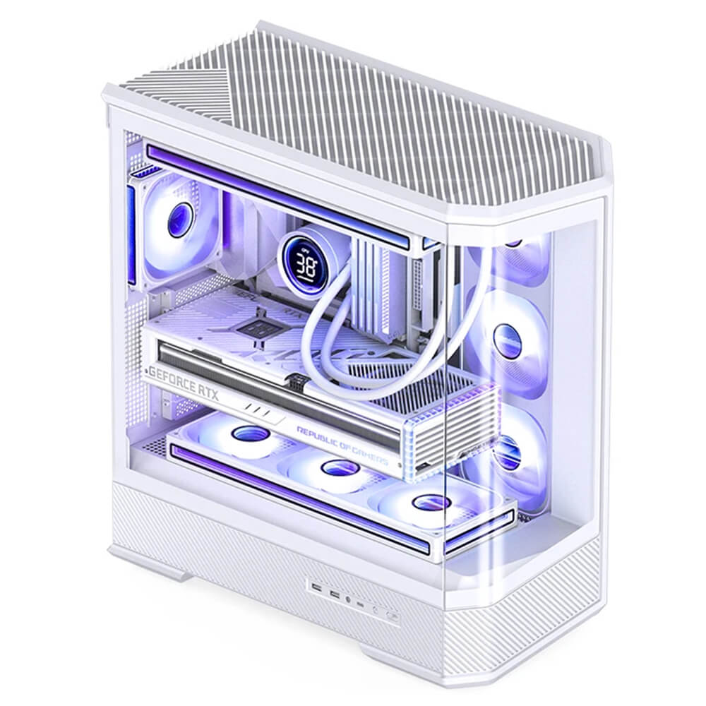 Jonsbo D400 White H2 Jonsbo D400 White - Mid-Tower Case - Ảnh 2