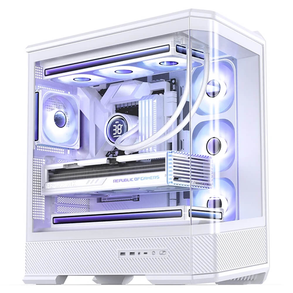 Jonsbo D400 White H3 Jonsbo D400 White - Mid-Tower Case - Ảnh 3
