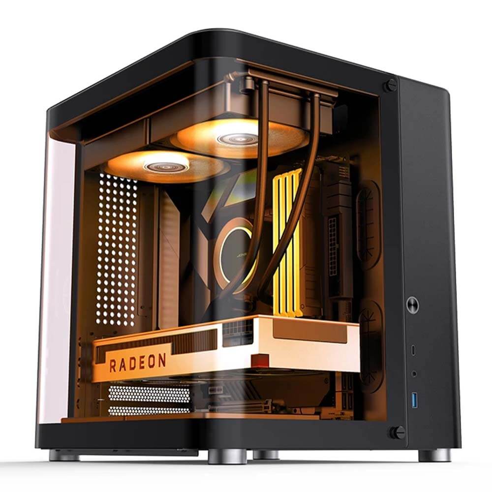 Jonsbo TK 1 Black H1 Jonsbo TK-1 Black - Micro-ATX Case