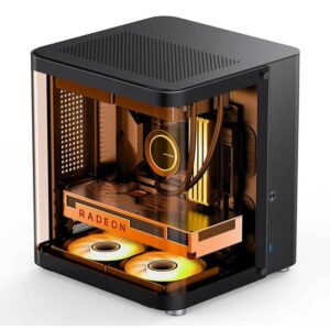 Jonsbo TK 1 Black H2 Jonsbo TK-1 Black - Micro-ATX Case