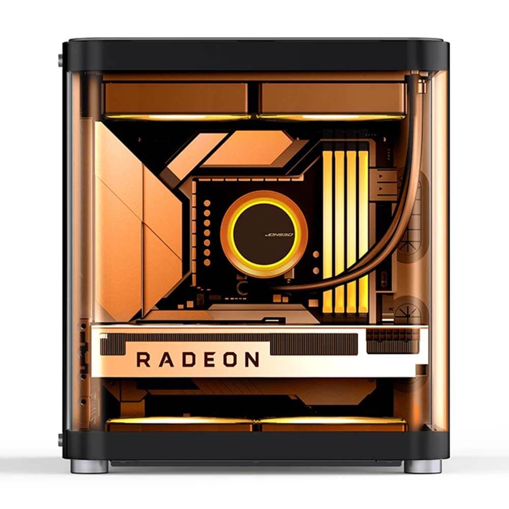 Jonsbo TK 1 Black H3 Jonsbo TK-1 Black - Micro-ATX Case - Ảnh 9
