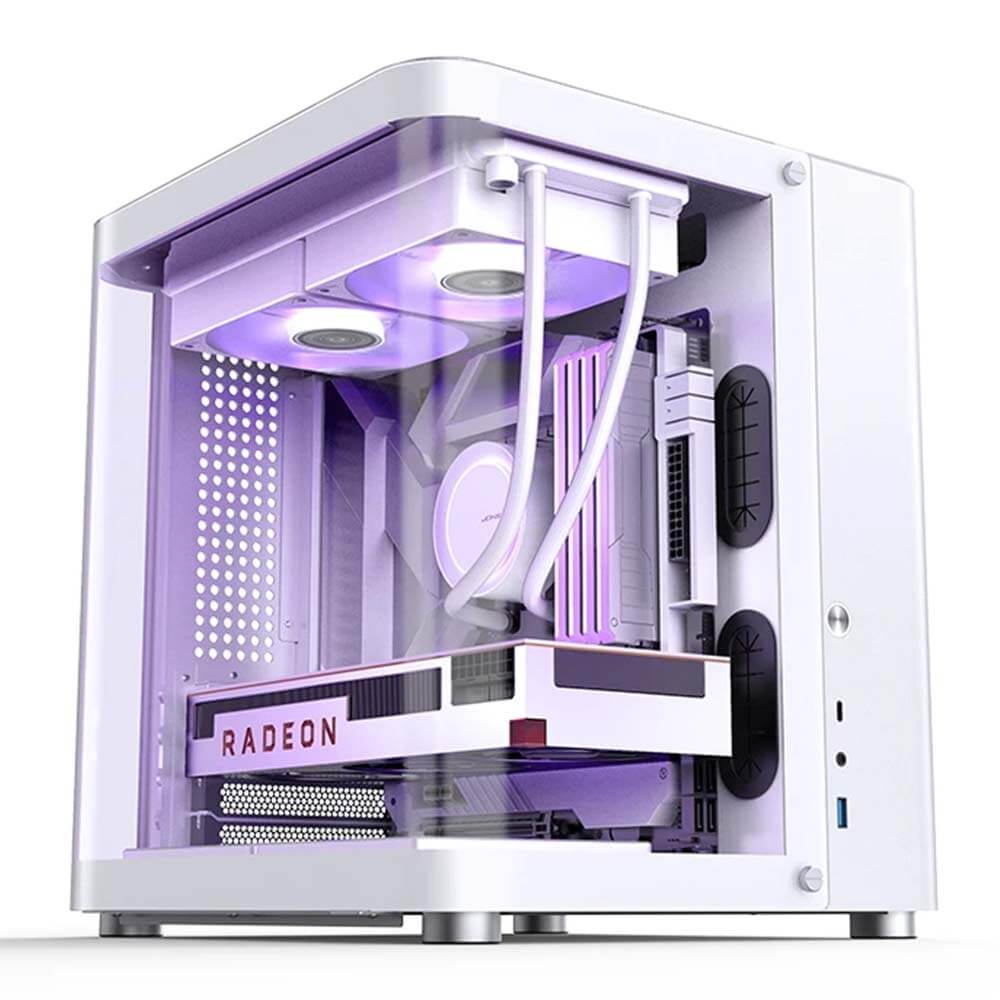 Jonsbo TK 1 White H2 Jonsbo TK-1 White - Micro-ATX Case
