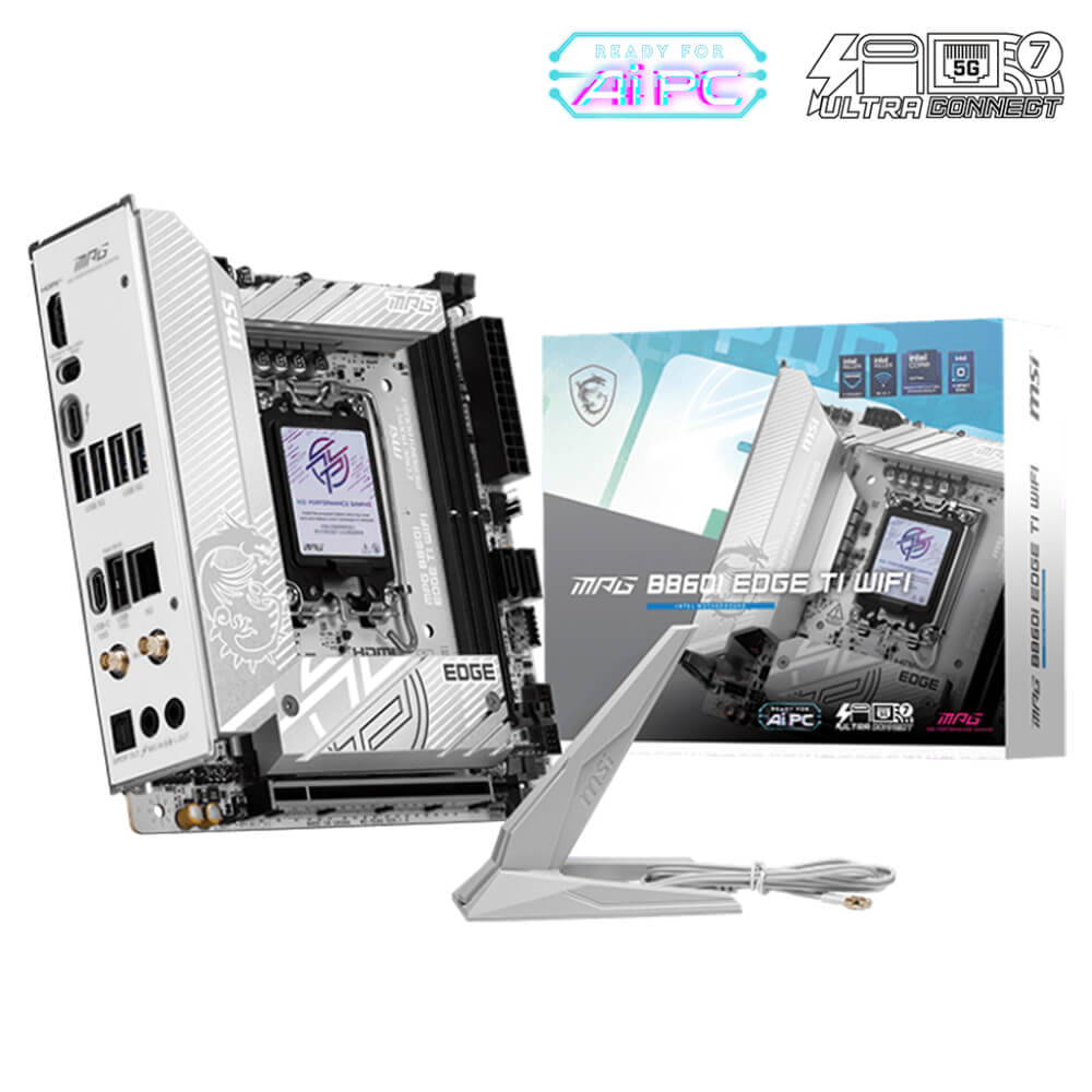 MSI MPG B860I EDGE TI WIFI H1 MSI MPG B860I EDGE TI WIFI - Socket 1851