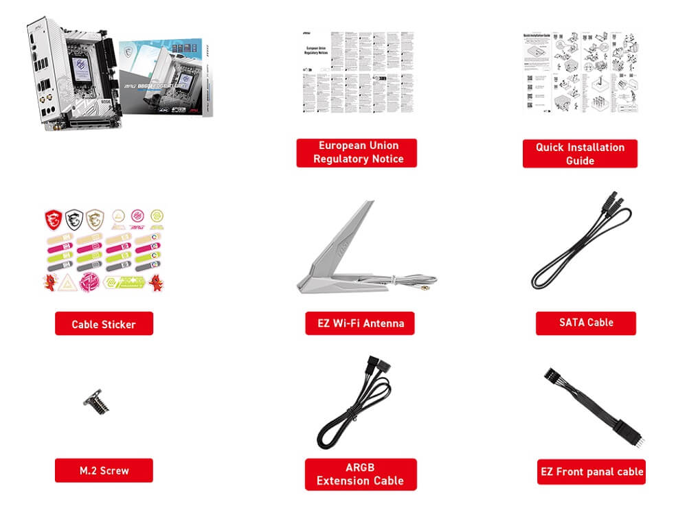 MSI MPG B860I EDGE TI WIFI specs MSI MPG B860I EDGE TI WIFI - Socket 1851