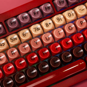 Veekos K75 Wine Red H3 Veekos K75 Wine Red - Gaming Mechanical Keyboard