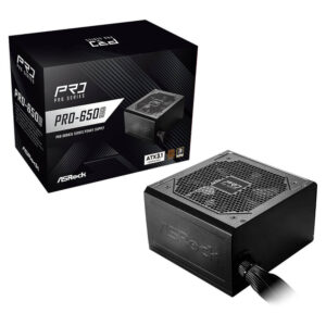 ASRock PRO-650B - 650W 80 Plus BRONZE | ATX 3.1 - Non Modular PSU