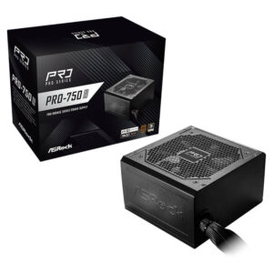 ASRock PRO-750B - 750W 80 Plus BRONZE | ATX 3.1 | PCIe 5.1 - Non Modular PSU