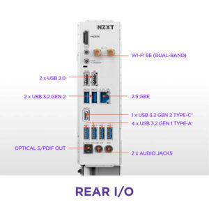 NZXT N7 B850 White H4 NZXT N7 B850 WHITE - Socket AM5