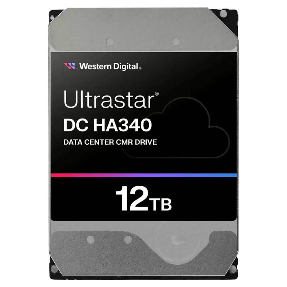 WD Ultrastar DC HA340 12TB H1 Western Digital Ultrastar DC HA340 12TB - 3.5Inch 7200RPM 6Gb/s SATA 512MB Hard Drive (WUS721212BLE6L4)