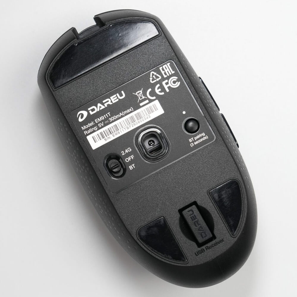 DAREU EM911T Black H4 DAREU EM911T - RGB Wireless Gaming Mouse - Ảnh 5