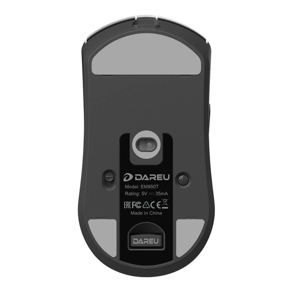 DAREU EM950T Black H3 DAREU EM950T (TRIPLE MODE, ULTRALIGHT) - RGB Wireless Gaming Mouse - Ảnh 4