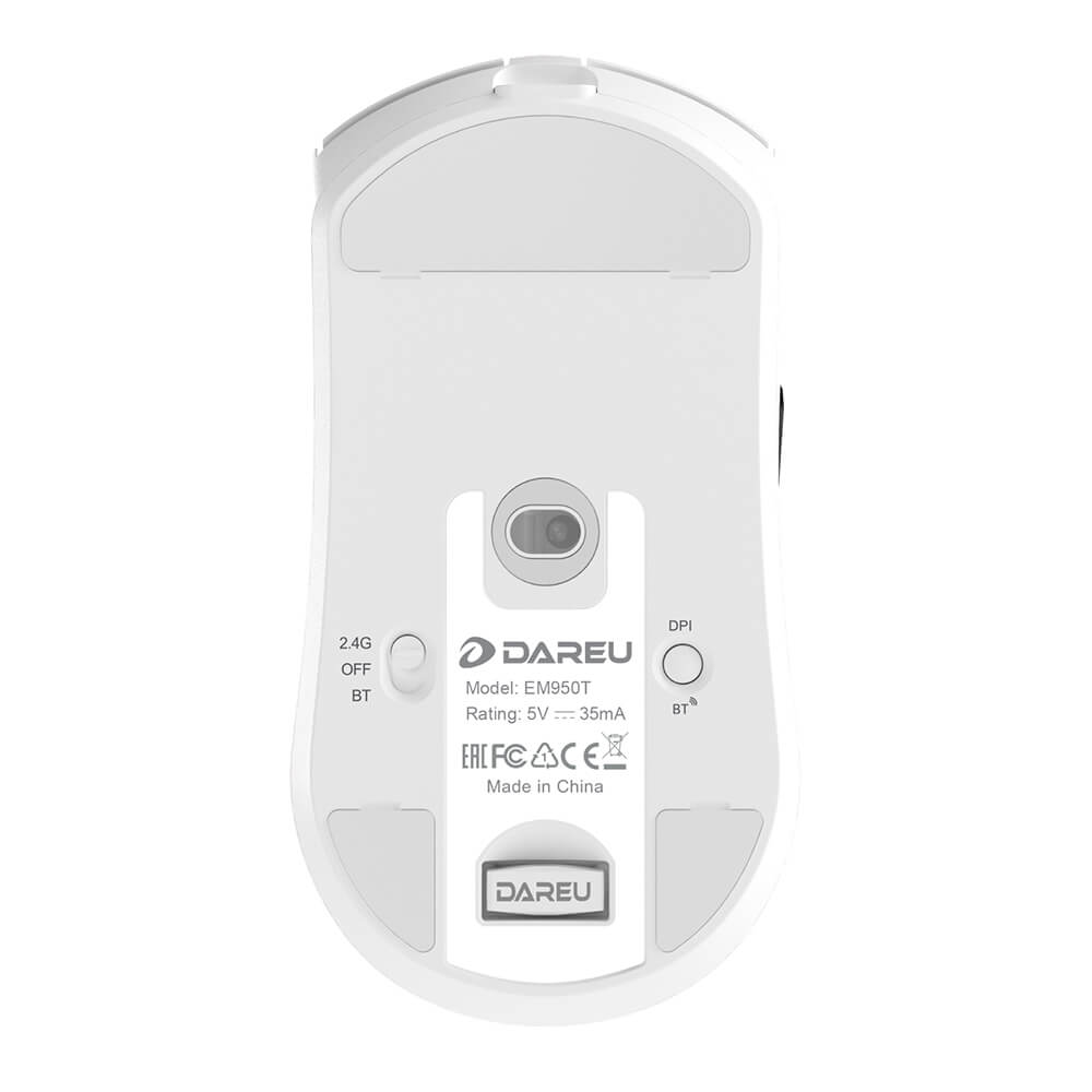DAREU EM950T White H3 DAREU EM950T (TRIPLE MODE, ULTRALIGHT) - RGB Wireless Gaming Mouse - Ảnh 11