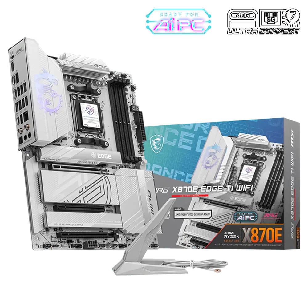 MSI MPG X870E EDGE TI WIFI H1 MSI MPG X870E EDGE TI WIFI - Socket AM5