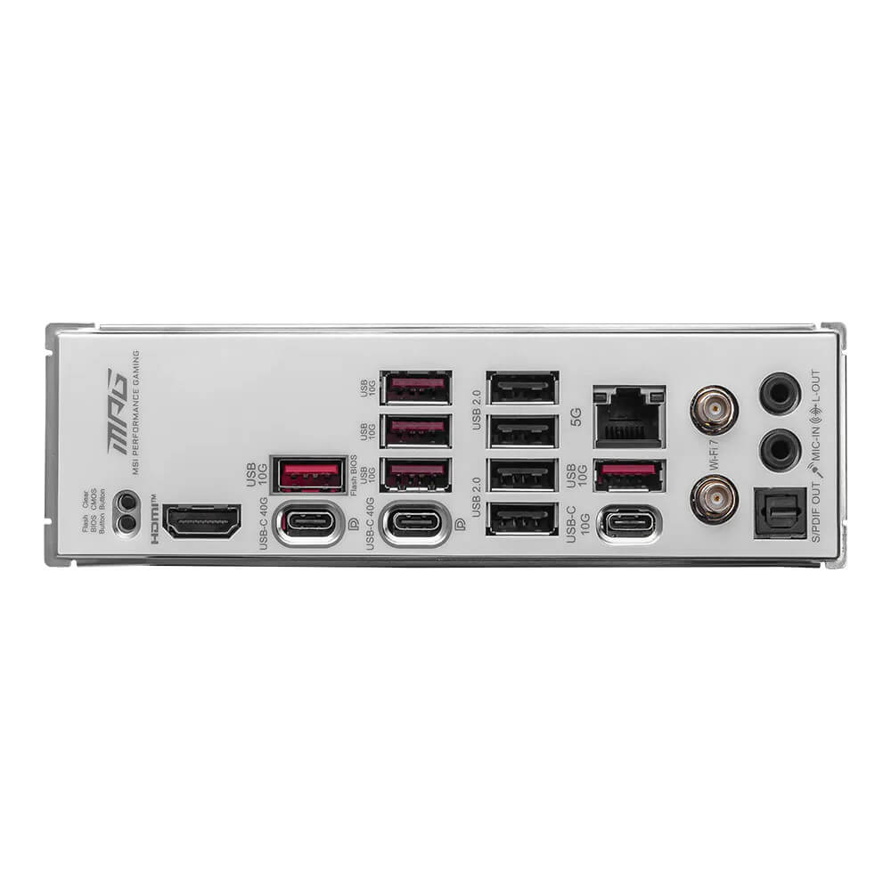 MSI MPG X870E EDGE TI WIFI H5 MSI MPG X870E EDGE TI WIFI - Socket AM5 - Ảnh 5