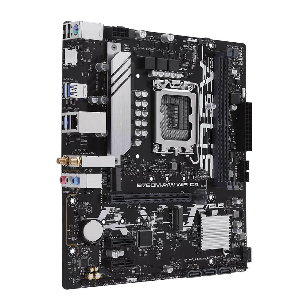 ASUS B760M AYW WIFI D4 H3 ASUS B760M-AYW WIFI D4 - Socket 1700 - Ảnh 3