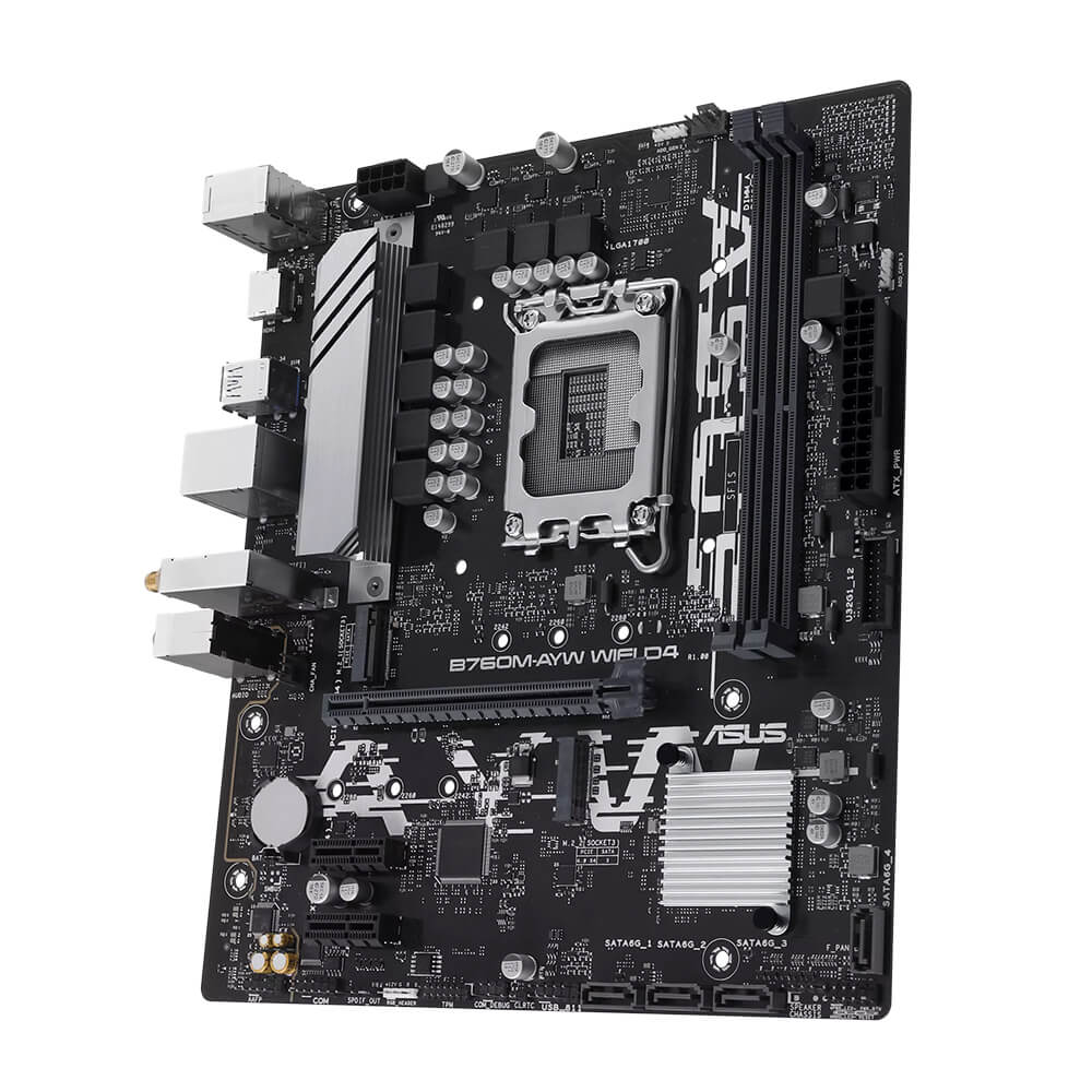 ASUS B760M AYW WIFI D4 H4 ASUS B760M-AYW WIFI D4 - Socket 1700 - Ảnh 4